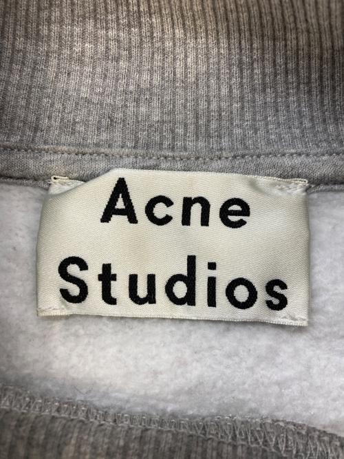 Acne studios（アクネ ストゥディオズ）Acne studios (アクネ ストゥディオズ) ハイネックオーバーサイズスウェット　beta flock paw14 グレー サイズ:SIZE XSの古着・服飾アイテム