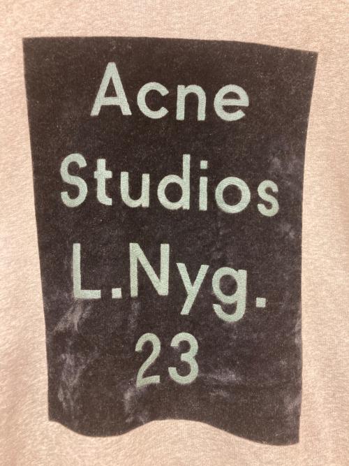 Acne studios（アクネ ストゥディオズ）Acne studios (アクネ ストゥディオズ) ハイネックオーバーサイズスウェット　beta flock paw14 グレー サイズ:SIZE XSの古着・服飾アイテム