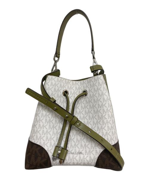 MICHAEL KORS（マイケルコース）MICHAEL KORS (マイケルコース) マーサー ギャラリー スモール バケットバッグ　30S0SZ5L1V グリーン サイズ:実寸サイズをご参照下さい。の古着・服飾アイテム