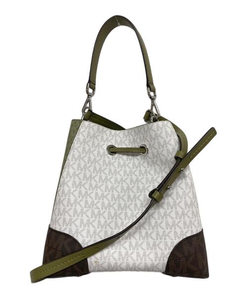 MICHAEL KORS（マイケルコース）MICHAEL KORS (マイケルコース) マーサー ギャラリー スモール バケットバッグ　30S0SZ5L1V グリーン サイズ:実寸サイズをご参照下さい。の古着・服飾アイテム