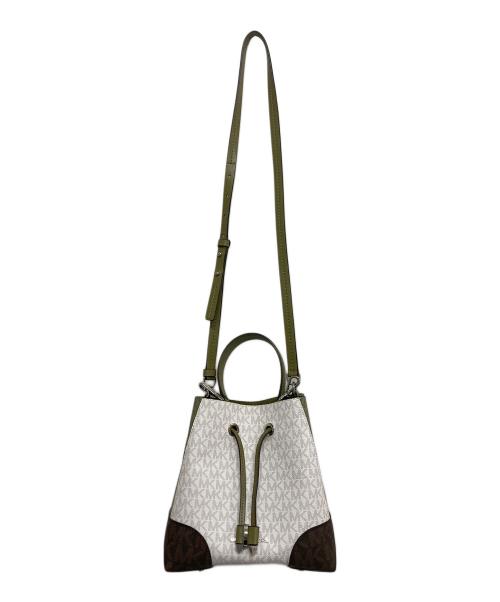 MICHAEL KORS（マイケルコース）MICHAEL KORS (マイケルコース) マーサー ギャラリー スモール バケットバッグ　30S0SZ5L1V グリーン サイズ:実寸サイズをご参照下さい。の古着・服飾アイテム