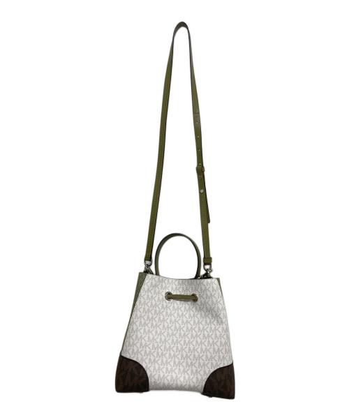 MICHAEL KORS（マイケルコース）MICHAEL KORS (マイケルコース) マーサー ギャラリー スモール バケットバッグ　30S0SZ5L1V グリーン サイズ:実寸サイズをご参照下さい。の古着・服飾アイテム