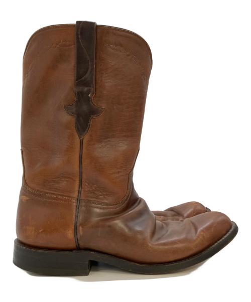 LUCCHESE（ルケーシー）LUCCHESE (ルケーシー) ウェスタンブーツ ブラウン サイズ:SIZE7 1/2の古着・服飾アイテム