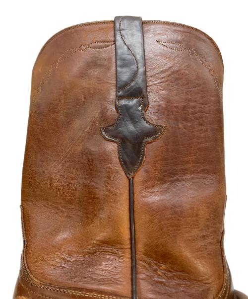 LUCCHESE（ルケーシー）LUCCHESE (ルケーシー) ウェスタンブーツ ブラウン サイズ:SIZE7 1/2の古着・服飾アイテム