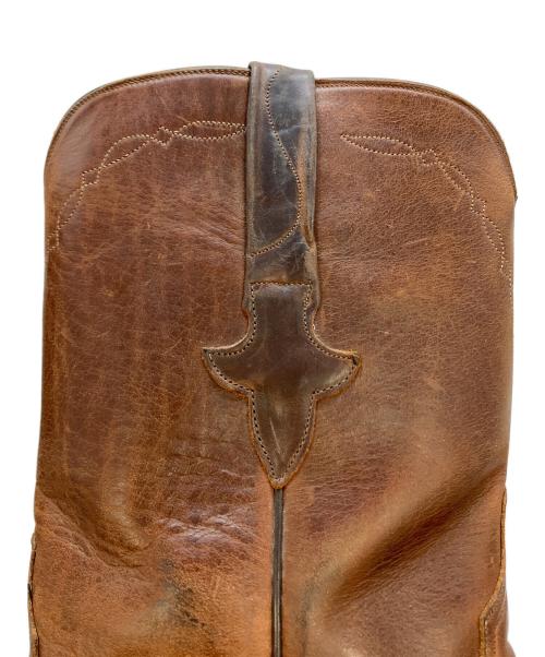 LUCCHESE（ルケーシー）LUCCHESE (ルケーシー) ウェスタンブーツ ブラウン サイズ:SIZE7 1/2の古着・服飾アイテム