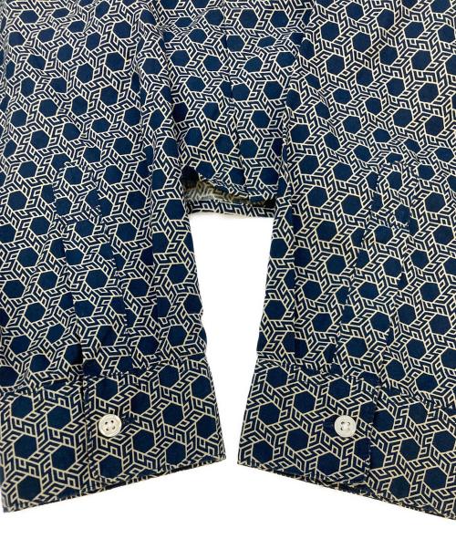 SUPREME（シュプリーム）SUPREME (シュプリーム) Monogram L/S Shirt ネイビー サイズ:XLの古着・服飾アイテム