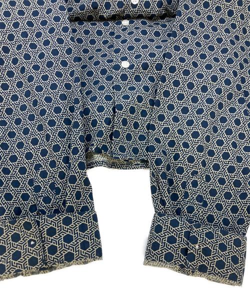 SUPREME（シュプリーム）SUPREME (シュプリーム) Monogram L/S Shirt ネイビー サイズ:XLの古着・服飾アイテム