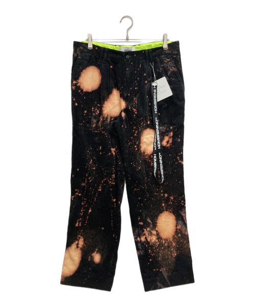 Hombre Nino（オンブレニーニョ）Hombre Nino (オンブレニーニョ) TIE DYE CORDUROY PANTS/タイダイコーデュロイパンツ　HN0242-PT003 ブラック サイズ:XL 未使用品の古着・服飾アイテム