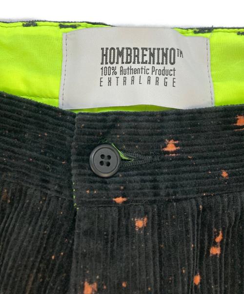 Hombre Nino（オンブレニーニョ）Hombre Nino (オンブレニーニョ) TIE DYE CORDUROY PANTS/タイダイコーデュロイパンツ　HN0242-PT003 ブラック サイズ:XL 未使用品の古着・服飾アイテム