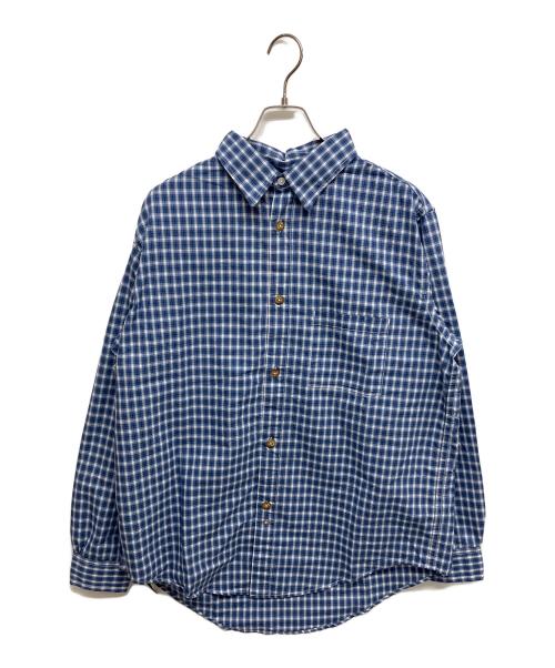 SandWaterr（サンドウォーター）SandWaterr (サンドウォーター) B.D.チェック シャツ ブルー サイズ:SIZE3　SD0000218 未使用品の古着・服飾アイテム