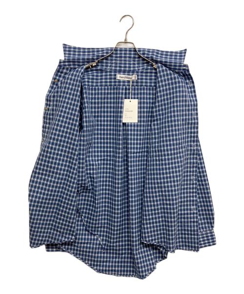 SandWaterr（サンドウォーター）SandWaterr (サンドウォーター) B.D.チェック シャツ ブルー サイズ:SIZE3　SD0000218 未使用品の古着・服飾アイテム