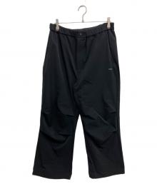 vainl archive（ヴァイナルアーカイブ）の古着「NYLON PANTS　MTSS25MPT345VA」｜ブラック