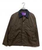 THE NORTHFACE PURPLELABELザ・ノースフェイス パープルレーベル）の古着「スウェード ライクカラージャケット　N25FA124」｜ブラウン