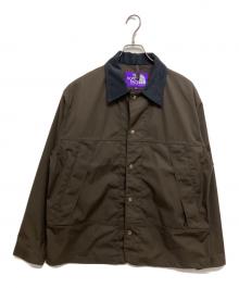 THE NORTHFACE PURPLELABEL（ザ・ノースフェイス パープルレーベル）の古着「スウェード ライクカラージャケット　N25FA124」｜ブラウン