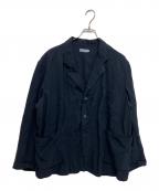 sans limiteサンリミット）の古着「overdyed linen jacket　S2304158」｜ネイビー
