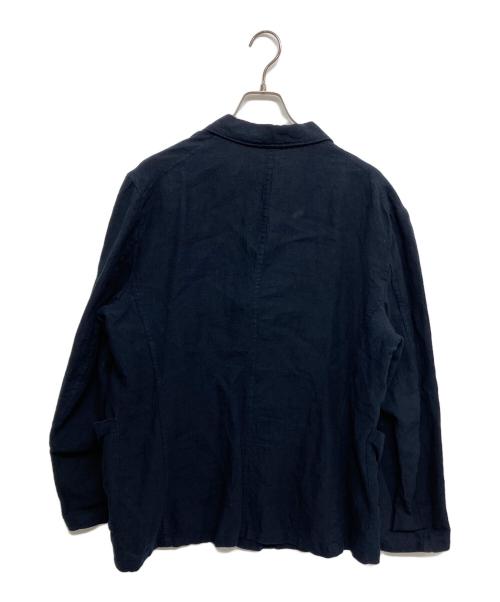 sans limite（サンリミット）sans limite (サンリミット) overdyed linen jacket　S2304158 ネイビー サイズ:SIZE0の古着・服飾アイテム