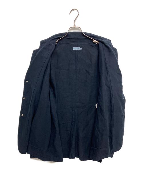 sans limite（サンリミット）sans limite (サンリミット) overdyed linen jacket　S2304158 ネイビー サイズ:SIZE0の古着・服飾アイテム