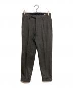 COMOLIコモリ）の古着「カシミヤ混2タックウールパンツ　14F-03008」｜グレー