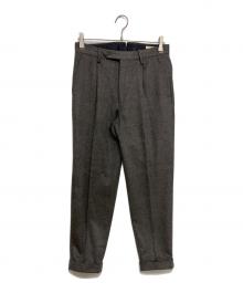 COMOLI（コモリ）の古着「カシミヤ混2タックウールパンツ　14F-03008」｜グレー