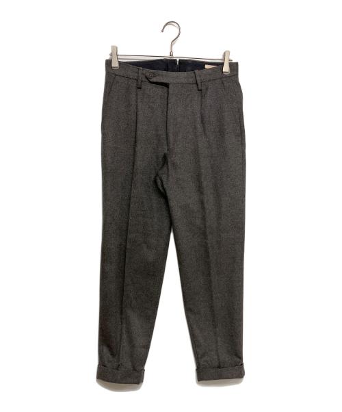 COMOLI（コモリ）COMOLI (コモリ) カシミヤ混2タックウールパンツ　14F-03008 グレー サイズ:SIZE1の古着・服飾アイテム