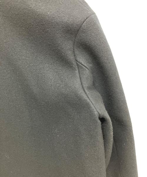 ATON（エイトン）ATON (エイトン) TOMORROW LAND (トゥモローランド) 別注ウールメルトンノーカラーコート　SC.AG.BW.6971 ブラック サイズ:SIZE01の古着・服飾アイテム