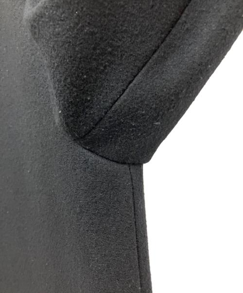 ATON（エイトン）ATON (エイトン) TOMORROW LAND (トゥモローランド) 別注ウールメルトンノーカラーコート　SC.AG.BW.6971 ブラック サイズ:SIZE01の古着・服飾アイテム
