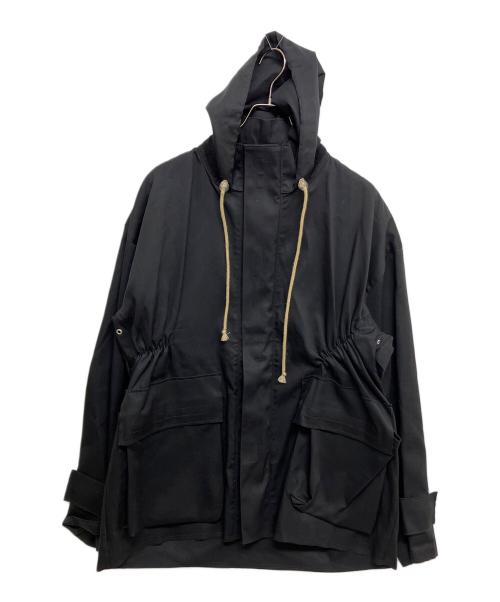 CAMIEL FORTGENS（カミエルフォートヘンス）CAMIEL FORTGENS (カミエルフォートヘンス) RAIN COAT ブラック サイズ:SIZE Sの古着・服飾アイテム