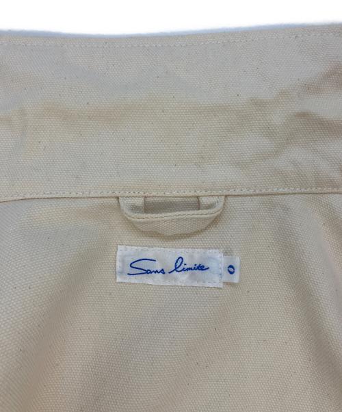 sans limite（サンリミット）sans limite (サンリミット) オックス生地 コーチジャケット　S2104010 ベージュ サイズ:SIZE0の古着・服飾アイテム