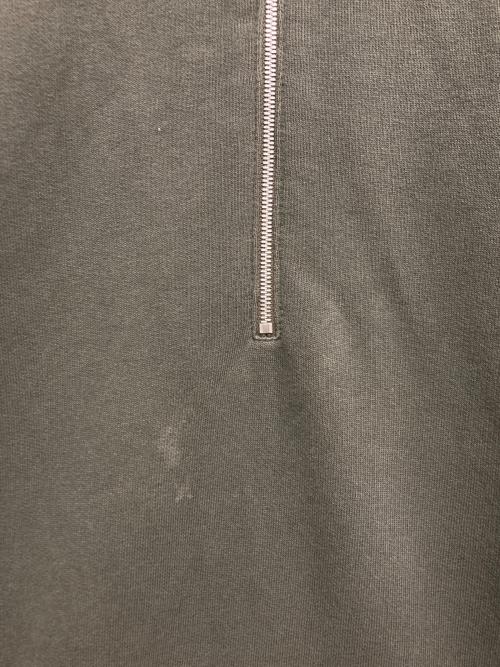 Maison Margiela（メゾンマルジェラ）Maison Margiela (メゾンマルジェラ) エルボーパッチハーフジップスウェット　50GU003425279 グリーン サイズ:SIZE50の古着・服飾アイテム