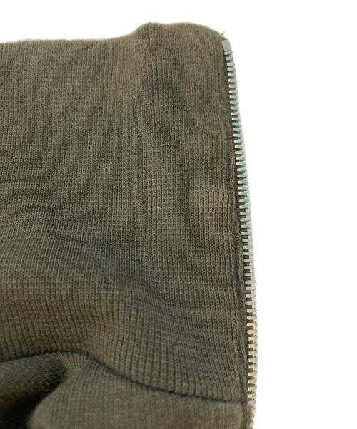 Maison Margiela（メゾンマルジェラ）Maison Margiela (メゾンマルジェラ) エルボーパッチハーフジップスウェット　50GU003425279 グリーン サイズ:SIZE50の古着・服飾アイテム