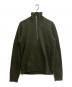 Maison Margiela（メゾンマルジェラ）の古着「エルボーパッチハーフジップスウェット　50GU003425279」｜グリーン