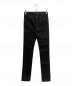 Saint Laurent Parisサンローランパリ）の古着「スキニーデニムパンツ　344120 YM59M」｜ブラック
