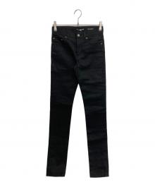 Saint Laurent Paris（サンローランパリ）の古着「スキニーデニムパンツ　344120 YM59M」｜ブラック