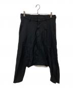 BLACK COMME des GARCONSブラックコムデギャルソン）の古着「ポリ縮絨 ペンギンパンツ 1C-P003」｜ブラック