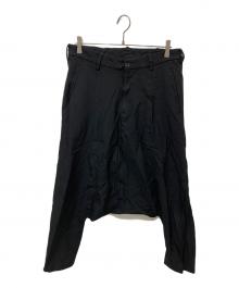BLACK COMME des GARCONS（ブラックコムデギャルソン）の古着「ポリ縮絨 ペンギンパンツ 1C-P003」｜ブラック