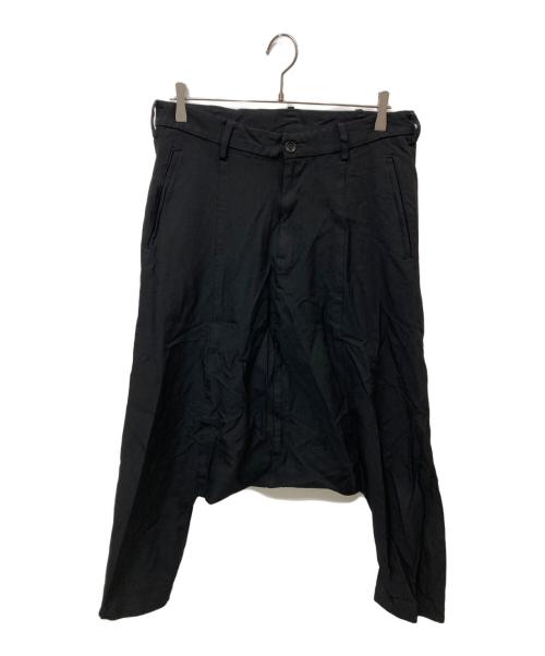 BLACK COMME des GARCONS（ブラックコムデギャルソン）BLACK COMME des GARCONS (ブラックコムデギャルソン) ポリ縮絨 ペンギンパンツ 1C-P003 ブラック サイズ:Sの古着・服飾アイテム