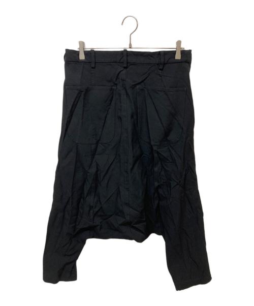 BLACK COMME des GARCONS（ブラックコムデギャルソン）BLACK COMME des GARCONS (ブラックコムデギャルソン) ポリ縮絨 ペンギンパンツ 1C-P003 ブラック サイズ:Sの古着・服飾アイテム