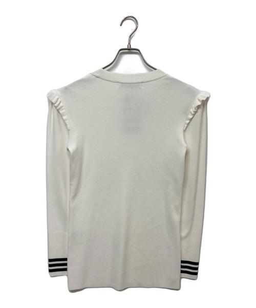 BORDERS at BALCONY（ボーダーズアットバルコニー）BORDERS at BALCONY (ボーダーズアットバルコニー) BASIC BORDER TOP ホワイト サイズ:SIZE38 未使用品の古着・服飾アイテム