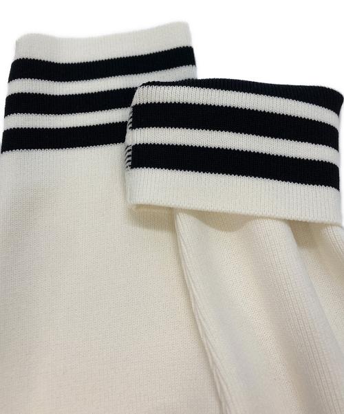 BORDERS at BALCONY（ボーダーズアットバルコニー）BORDERS at BALCONY (ボーダーズアットバルコニー) BASIC BORDER TOP ホワイト サイズ:SIZE38 未使用品の古着・服飾アイテム