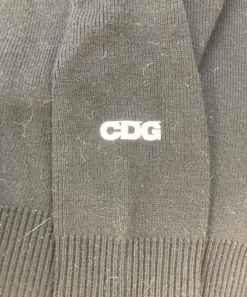 CDG（シーディージー）CDG (シーディージー) Bias Pullover SZ-N012 ブラック サイズ:XLの古着・服飾アイテム