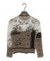 Mame Kurogouchi (マメクロゴウチ) Nature Pattern Sheer Knitted High Neck Top MM25SS-KN062 ベージュ サイズ:SIZE1：30000円