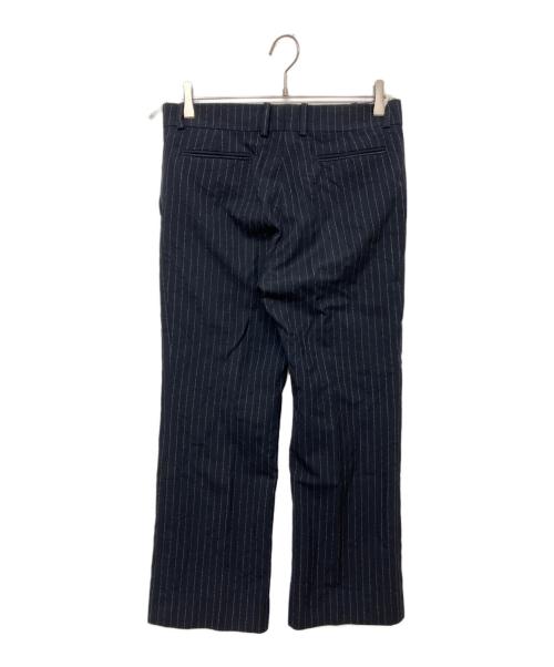 CELINE（セリーヌ）CELINE (セリーヌ) ウールギャバジン ストライプワイドパンツ 2 1I20/4130 ネイビー サイズ:SIZE36の古着・服飾アイテム