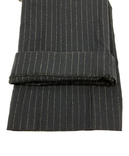 CELINE（セリーヌ）CELINE (セリーヌ) ウールギャバジン ストライプワイドパンツ 2 1I20/4130 ネイビー サイズ:SIZE36の古着・服飾アイテム