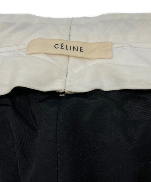CELINE（セリーヌ）CELINE (セリーヌ) ウールギャバジン ストライプワイドパンツ 2 1I20/4130 ネイビー サイズ:SIZE36の古着・服飾アイテム
