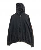 BALENCIAGAバレンシアガ）の古着「OFFSHORE アートプリント ジップアップパーカー　770939 TPVM9」｜グレー
