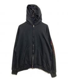 BALENCIAGA（バレンシアガ）の古着「OFFSHORE アートプリント ジップアップパーカー　770939 TPVM9」｜グレー