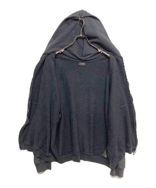 BALENCIAGA（バレンシアガ）BALENCIAGA (バレンシアガ) OFFSHORE アートプリント ジップアップパーカー　770939 TPVM9 グレー サイズ:SIZE Mの古着・服飾アイテム