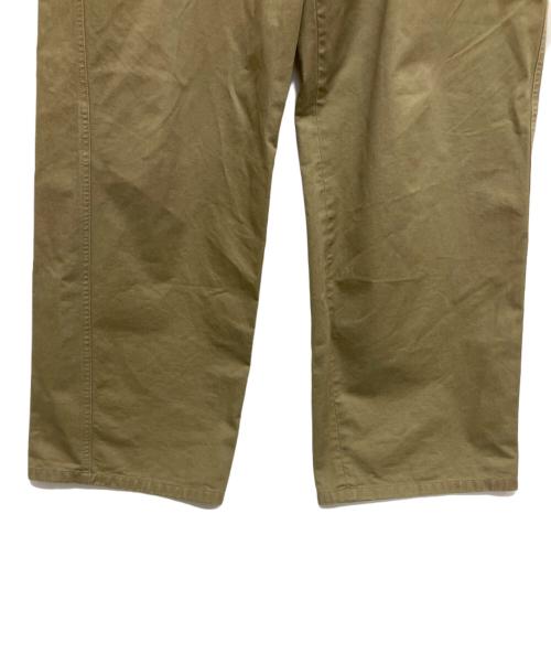 Maison Margiela（メゾンマルジェラ）Maison Margiela (メゾンマルジェラ) ボタンフライ ウエストリブ コットンスラックス S50KA0452 カーキ サイズ:SIZE52の古着・服飾アイテム