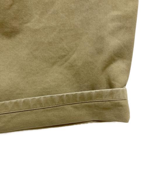 Maison Margiela（メゾンマルジェラ）Maison Margiela (メゾンマルジェラ) ボタンフライ ウエストリブ コットンスラックス S50KA0452 カーキ サイズ:SIZE52の古着・服飾アイテム