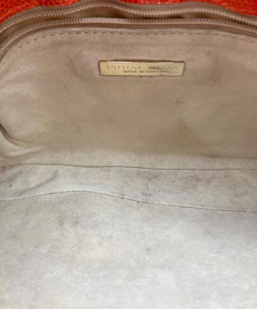 BOTTEGA VENETA（ボッテガベネタ）BOTTEGA VENETA (ボッテガベネタ) ヴィンテージリザードレザーショルダーバッグ オレンジ サイズ:実寸サイズをご参照ください。の古着・服飾アイテム